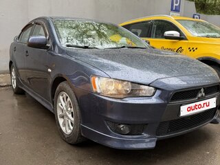 2008 Mitsubishi Lancer X, синий, 850000 рублей, вид 4