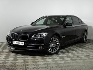 2014 BMW 7 серии Long 740Li xDrive V (F01/F02/F04) Рестайлинг, чёрный, 2049000 рублей, вид 1