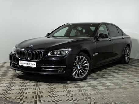 2014 BMW 7 серии Long 740Li xDrive V (F01/F02/F04) Рестайлинг, чёрный, 2049000 рублей, вид 1
