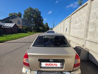 2007 Hyundai Accent ТагАЗ II, бежевый, 240000 рублей, вид 4