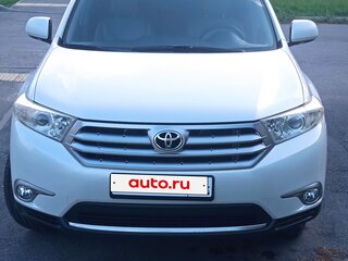 2010 Toyota Highlander II (XU40) Рестайлинг, белый, 1470000 рублей, вид 2
