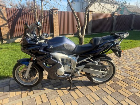2008 Yamaha FZ6, синий, 410000 рублей, вид 1