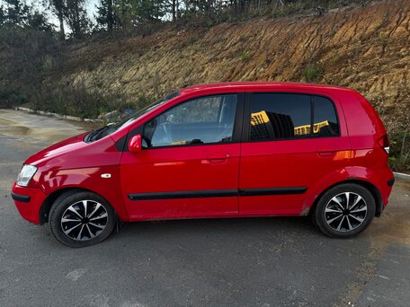 2004 Hyundai Getz I, красный, 370000 рублей, вид 5