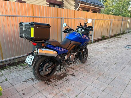 2007 Suzuki V-Strom DL 650, синий, 450000 рублей, вид 3