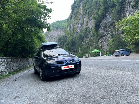 2008 Renault Megane II Рестайлинг, синий, 650000 рублей - вид 1