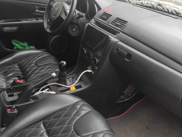 2007 Mazda 3 I (BK) Рестайлинг, чёрный, 530000 рублей - вид 7