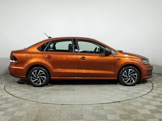 2018 Volkswagen Polo V Рестайлинг, оранжевый, 1099700 рублей, вид 4