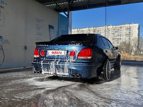 1998 Toyota Aristo 4-speed II, синий, 1050000 рублей - вид 1