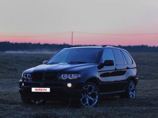 2005 BMW X5 3.0i I (E53) Рестайлинг, чёрный, 1250000 рублей, вид 1