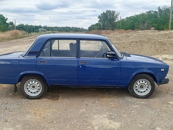 2004 Lada (ВАЗ) 2107, синий, 227000 рублей - вид 6
