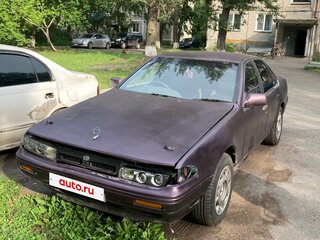 1990 Nissan Cefiro I (A31), фиолетовый, 250000 рублей, вид 2