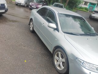 2005 Mazda 6 I (GG) Рестайлинг, серебристый, 200000 рублей, вид 1