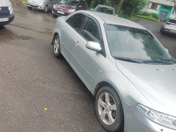2005 Mazda 6 I (GG) Рестайлинг, серебристый, 200000 рублей