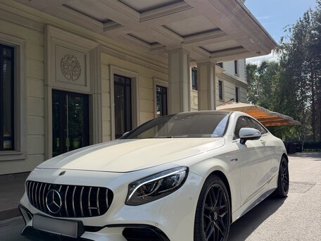 2020 Mercedes-Benz S-Класс AMG 63 AMG III (W222, C217) Рестайлинг, белый, 12500000 рублей, вид 2