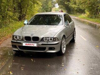 2002 BMW 5 серии 525i IV (E39) Рестайлинг, серебристый, 730000 рублей, вид 2