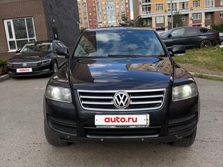 2006 Volkswagen Touareg I, чёрный, 750000 рублей, вид 1