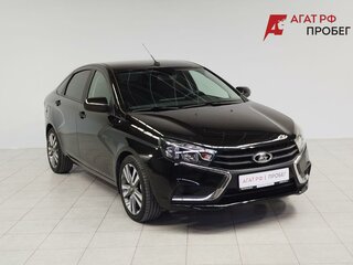 2016 Lada (ВАЗ) Vesta I, чёрный, 890000 рублей, вид 3