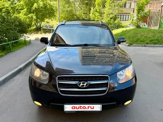 2008 Hyundai Santa Fe II, чёрный, 875000 рублей, вид 2