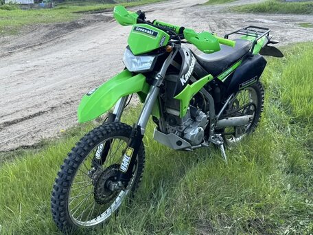 2008 Kawasaki KLX 250, зелёный, 317000 рублей, вид 4