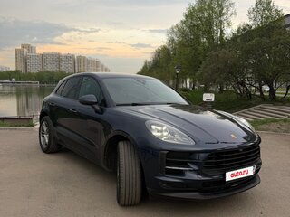 2020 Porsche Macan I Рестайлинг, синий, 4500000 рублей, вид 4