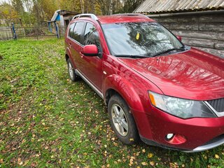 2007 Mitsubishi Outlander II, красный, 750000 рублей, вид 2