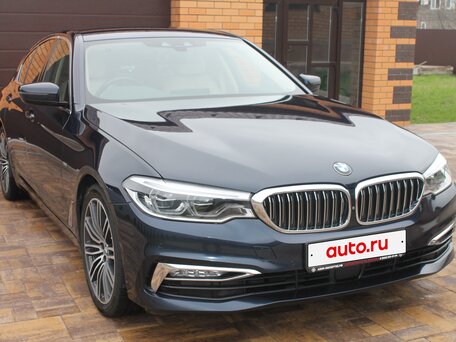 2017 BMW 5 серии 520d VII (G30/G31/G38), синий, 3150000 рублей, вид 5