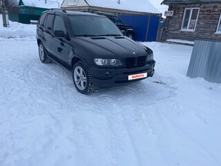 2001 BMW X5 4.4i I (E53), чёрный, 800000 рублей, вид 1