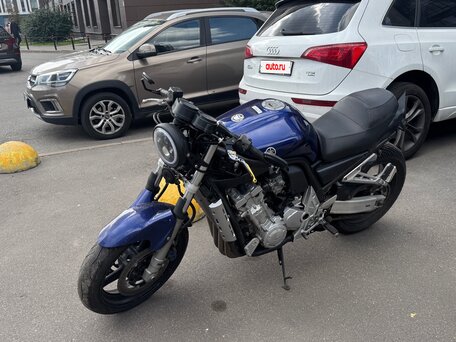 2004 Yamaha FZS1000 Fazer, синий, 325000 рублей, вид 4