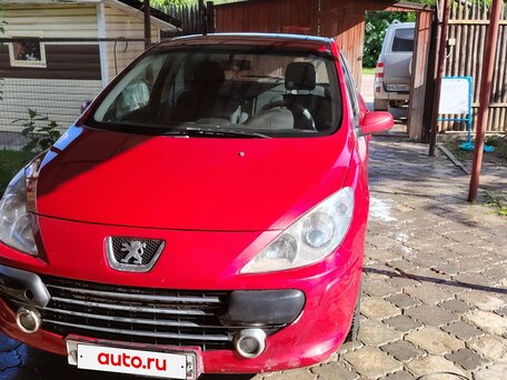 2007 Peugeot 307 I Рестайлинг, красный, 280000 рублей, вид 1