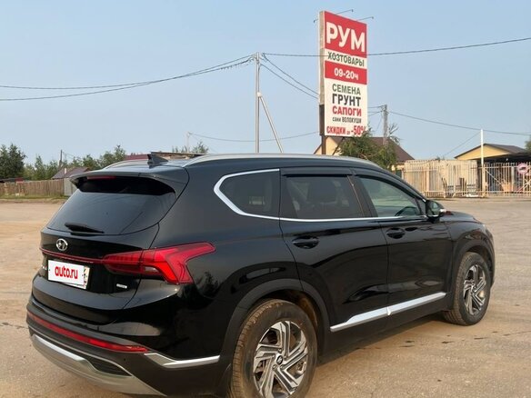2021 Hyundai Santa Fe IV Рестайлинг, чёрный, 3600000 рублей - вид 11