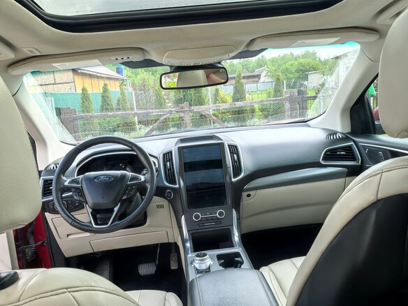 2021 Ford Edge II Рестайлинг, красный, 2200000 рублей - вид 8