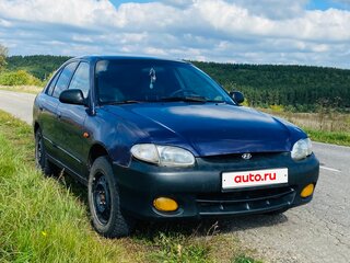 1999 Hyundai Accent I, синий, 175000 рублей, вид 1