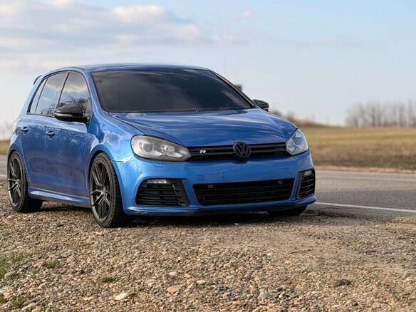 2012 Volkswagen Golf R VI, синий, 1570000 рублей - вид 7