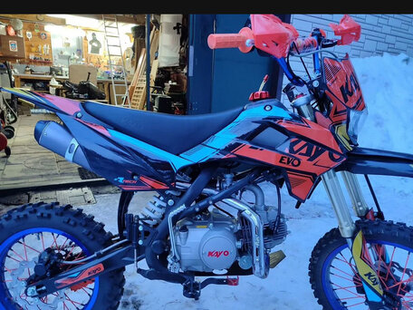 2020 Kayo Evolution YX125EM, синий, 75000 рублей, вид 1