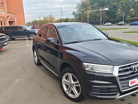 2018 Audi Q5 II (FY), чёрный, 3500000 рублей, вид 2