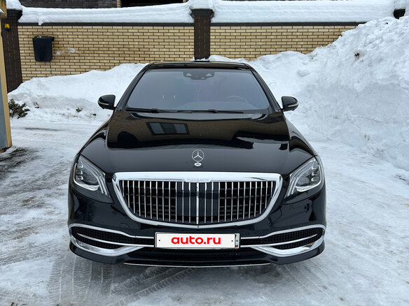 2020 Mercedes-Benz Maybach S-Класс 450 I (X222) Рестайлинг, чёрный