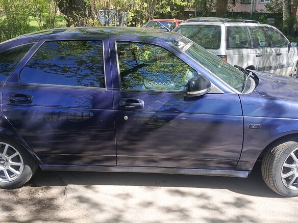 2013 Lada (ВАЗ) Priora I Рестайлинг, синий, 350000 рублей - вид 4