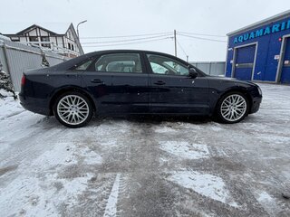 2011 Audi A8 Long III (D4), синий, 1555000 рублей, вид 5