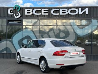 2013 Skoda Superb DSG II Рестайлинг, белый, 1187000 рублей, вид 3