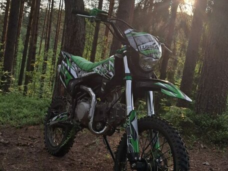 2025 Wels CRF 125, зелёный, 65000 рублей, вид 4