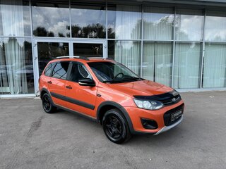2016 Lada (ВАЗ) Kalina II, оранжевый, 375000 рублей, вид 3