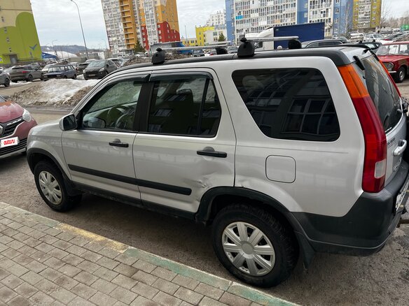 2002 Honda CR-V II, серебристый, 430000 рублей - вид 5