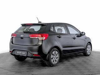 2017 Kia Rio III Рестайлинг, чёрный, 1370000 рублей, вид 5