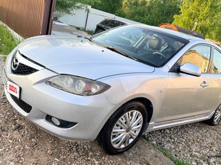 2007 Mazda 3 I (BK) Рестайлинг, серебристый, 350000 рублей, вид 1