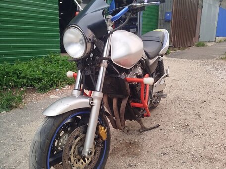 2002 Honda CB 400 Super Four, серебристый, 250000 рублей, вид 2