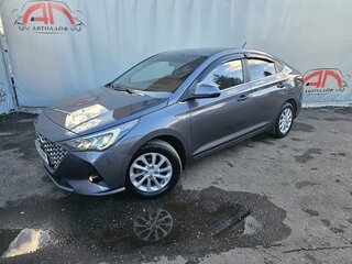 2021 Hyundai Solaris II Рестайлинг, серый, 1419000 рублей, вид 2
