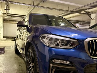 2019 BMW X3 M40d III (G01), синий, 6025000 рублей, вид 2