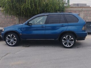 2003 BMW X5 3.0i I (E53), синий, 1700000 рублей, вид 3