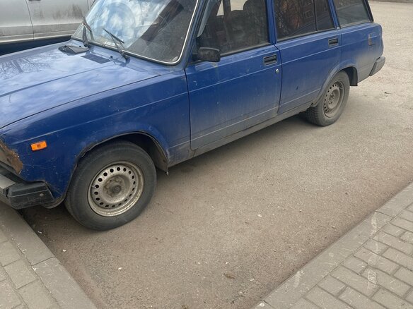 2011 Lada (ВАЗ) 2104, синий, 160000 рублей - вид 4