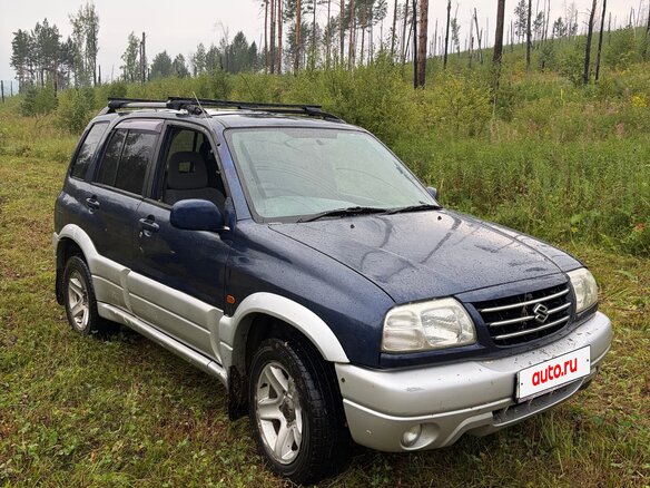 2001 Suzuki Escudo II, синий, 585000 рублей - вид 1